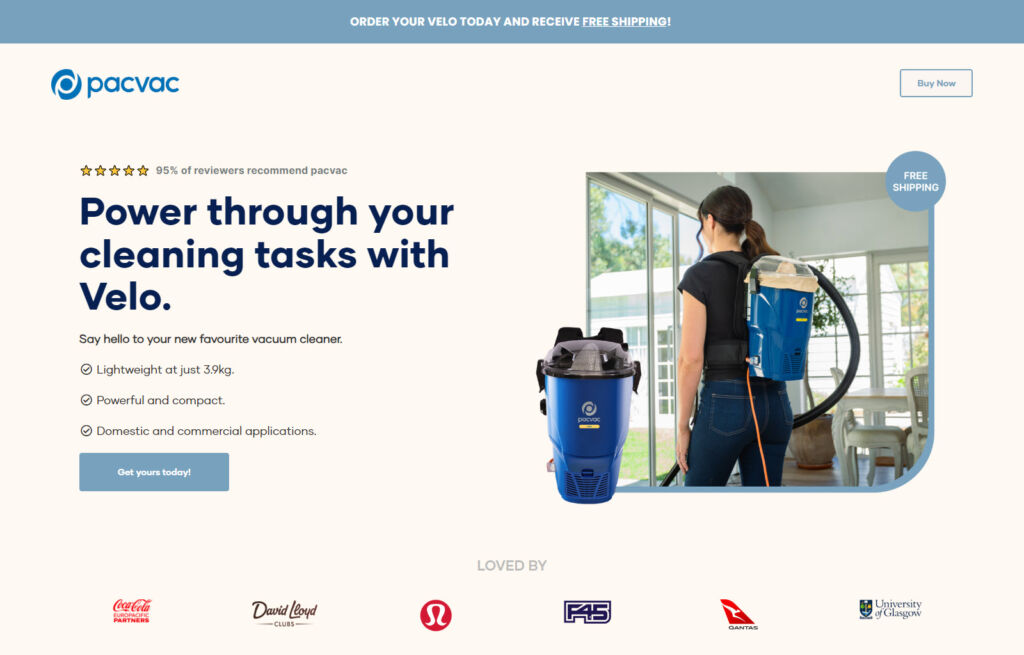 Pacvac Velo